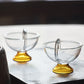 IwaiLoft 手づくり グラス 脚付 ゴブレット 小 耐熱ガラス グラス ワイングラス ガラスグラス ガラスマグ 小さい ティーグラス ティーカップ 冷茶グラス ガラスカップ シンプル おしゃれ 紅茶茶器 ティーウェア ガラス食器 来客用 誕生日プレゼント 母の日 ギフト お祝い