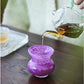 IwaiLoft 瑠璃 建水 170ml 水晶 ガラス こぼし 茶こぼし 水孟 茶道具 中国茶器 台湾茶器