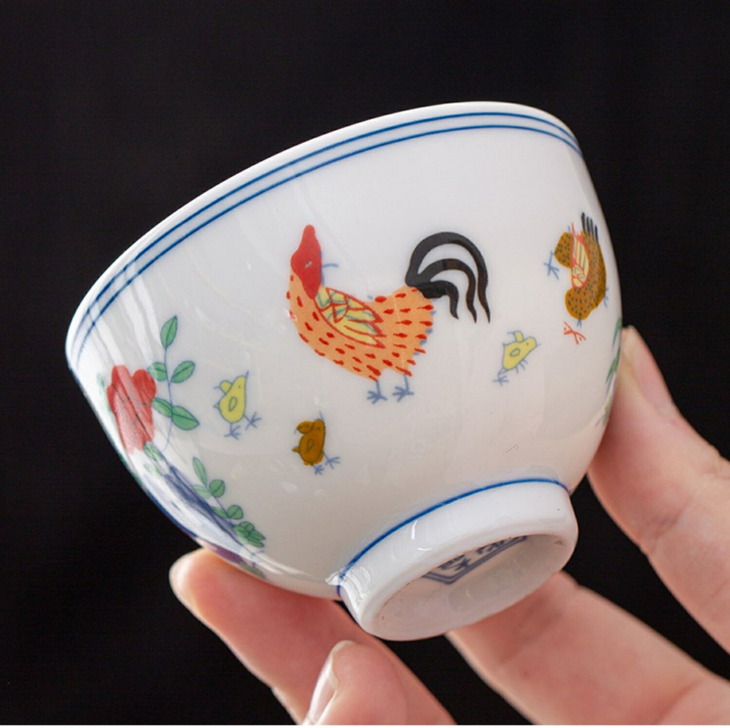 IwaiLoft 鶏 2客 茶器セット 宝瓶 蓋碗 ガラス サーバー 湯冷まし 品茗杯 茶杯 湯吞み 小 白磁 茶器 磁器 ホワイト 白い食 –  茶器・コーヒー用品を選ぶ - IwaiLoft