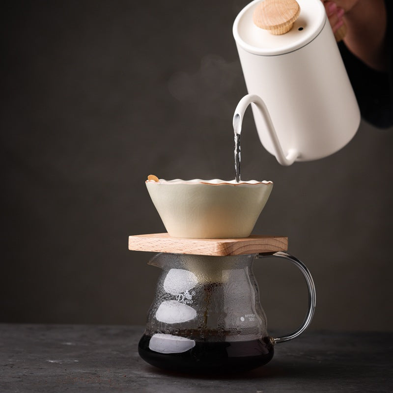 IwaiLoft おしゃれ V60 コーヒードリッパー 陶磁器 1～2cup 円錐型 1つ穴 コーヒーロト ハンドドリッパー ドリッパーコーヒーコーヒーシリーズ コーヒー用品 珈琲 コーヒー器具 道具 コーヒーグッズ
