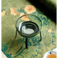 IwaiLoft 夕景 耐熱ガラス 茶こし 茶漉し 金属製 受け皿 ティーストレーナー ガラス ドリッパー フィルター おしゃれ シンプル 紅茶 ステンレスの茶こし 急須 マグカップ ティーポット など用 取っ手付き ちゃこし 茶道具 ギフト プレゼント