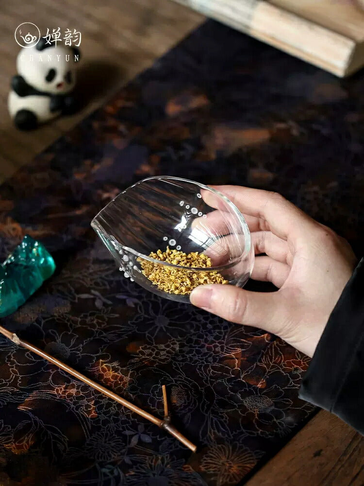 IwaiLoft Glass Art 作家作品 耐熱ガラス 茶合 さごう 茶量 お茶 茶葉 茶箕 中国茶 茶道具 中国茶器 茶則 台湾 茶雑 –  茶器・コーヒー用品を選ぶ - IwaiLoft