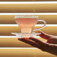 IwaiLoft  Glorious ゴブレット グラス ソーサー付き 茶托 おしゃれ 小鉢 ガラスカップ コーヒーカップ 透明 小さめ デザート・アミューズカップ 盃 酒杯 足つき デザートカップ 冷茶グラス ティーグラス ブランデーグラス ティーカップ ティーグラス カクテルグラス