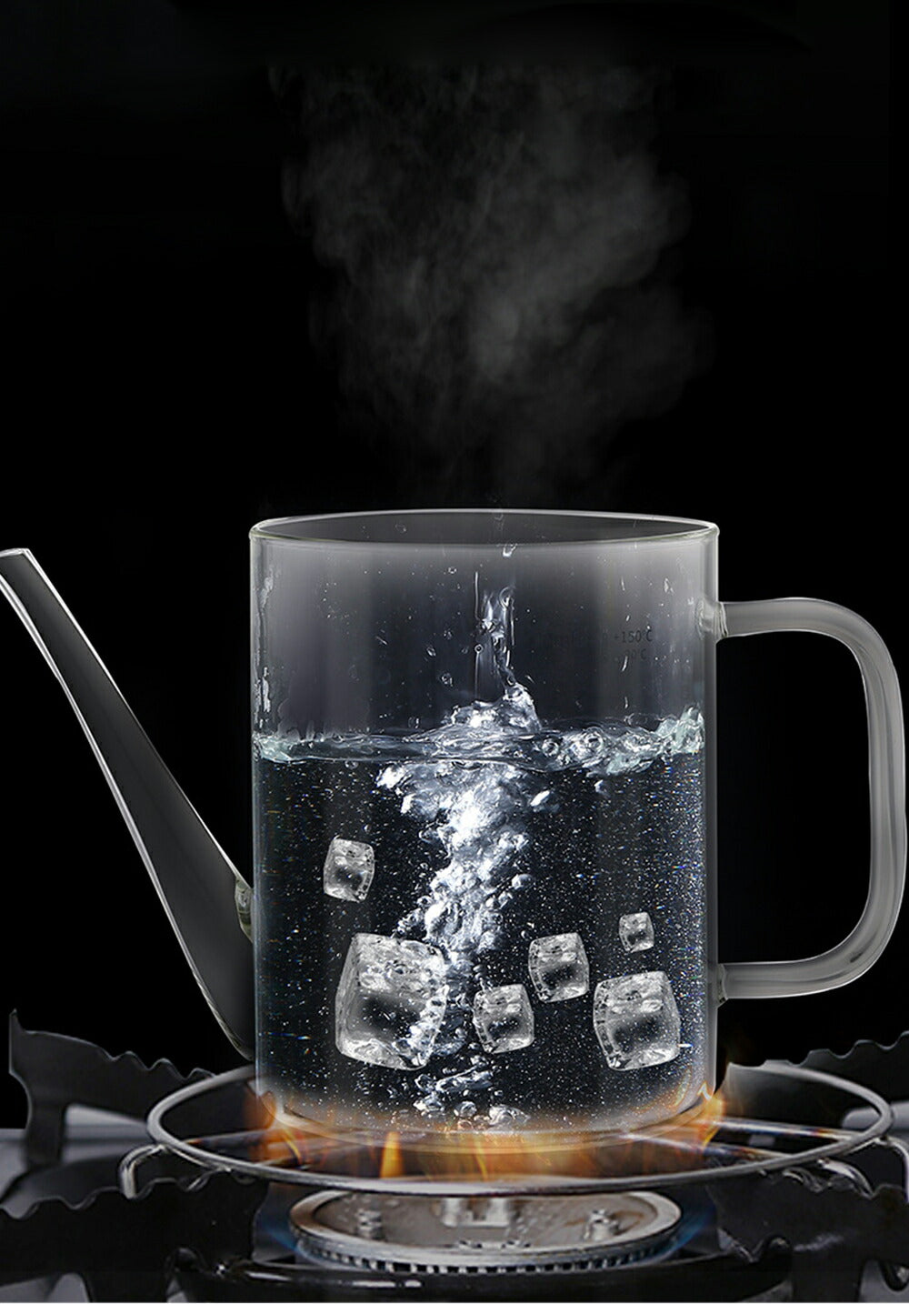 IwaiLoft 直火可 新型 日本初 オイルポット 耐熱ガラス 油こし器 1500ml 1000ml 大容量 目盛り付き オイルフィルター –  茶器・コーヒー用品を選ぶ - IwaiLoft