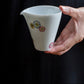 IwaiLoft 美しい手毬 手作り 日本酒 片口 注器 徳利 酒器 磁器 ジャグ ミルクピッチャー おしゃれ コーヒー ミルクスチーマー 泡立て用 白い器 和食器 シンプル 食器 公道杯 ティーサーバー 茶海 分茶器 中国茶器 台湾茶器