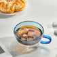 IwaiLoft 200ml・コロンとした可愛らしい形 ダブルウォールグラス 耐熱ガラス グラス ガラスコップ おしゃれ 冷茶グラス ティーグラス ティーカップ コーヒーカップ 保温 保冷 結露防止 二重構造 電子レンジOK