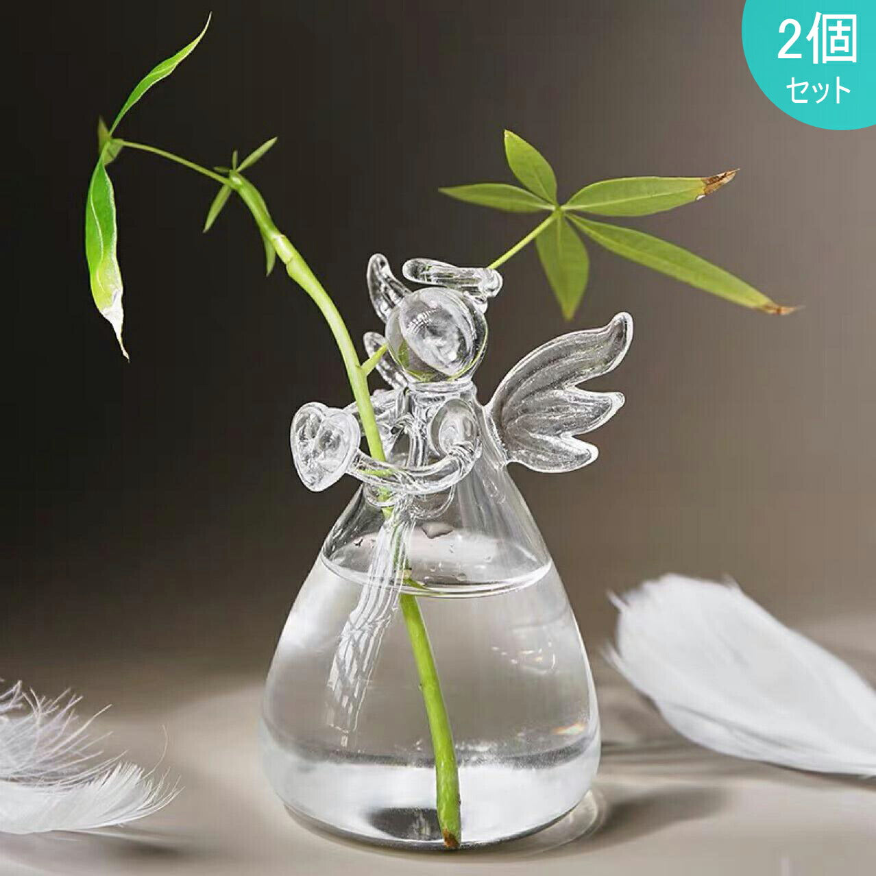 IwaiLoft 部屋に置くだけで、周囲が優しい雰囲気に 手作り 花瓶 ガラス ガラス花瓶 花器 一輪挿し フラワーベース ミニ 小 インテ –  茶器・コーヒー用品を選ぶ - IwaiLoft
