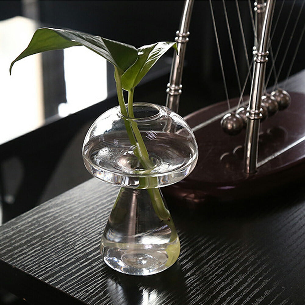 IwaiLoft 手作り キノコの花瓶 ガラス 一輪挿し フラワーベース ミニ 小 インテリア おしゃれ 水栽培 ボトル【送料無料】 –  茶器・コーヒー用品を選ぶ - IwaiLoft