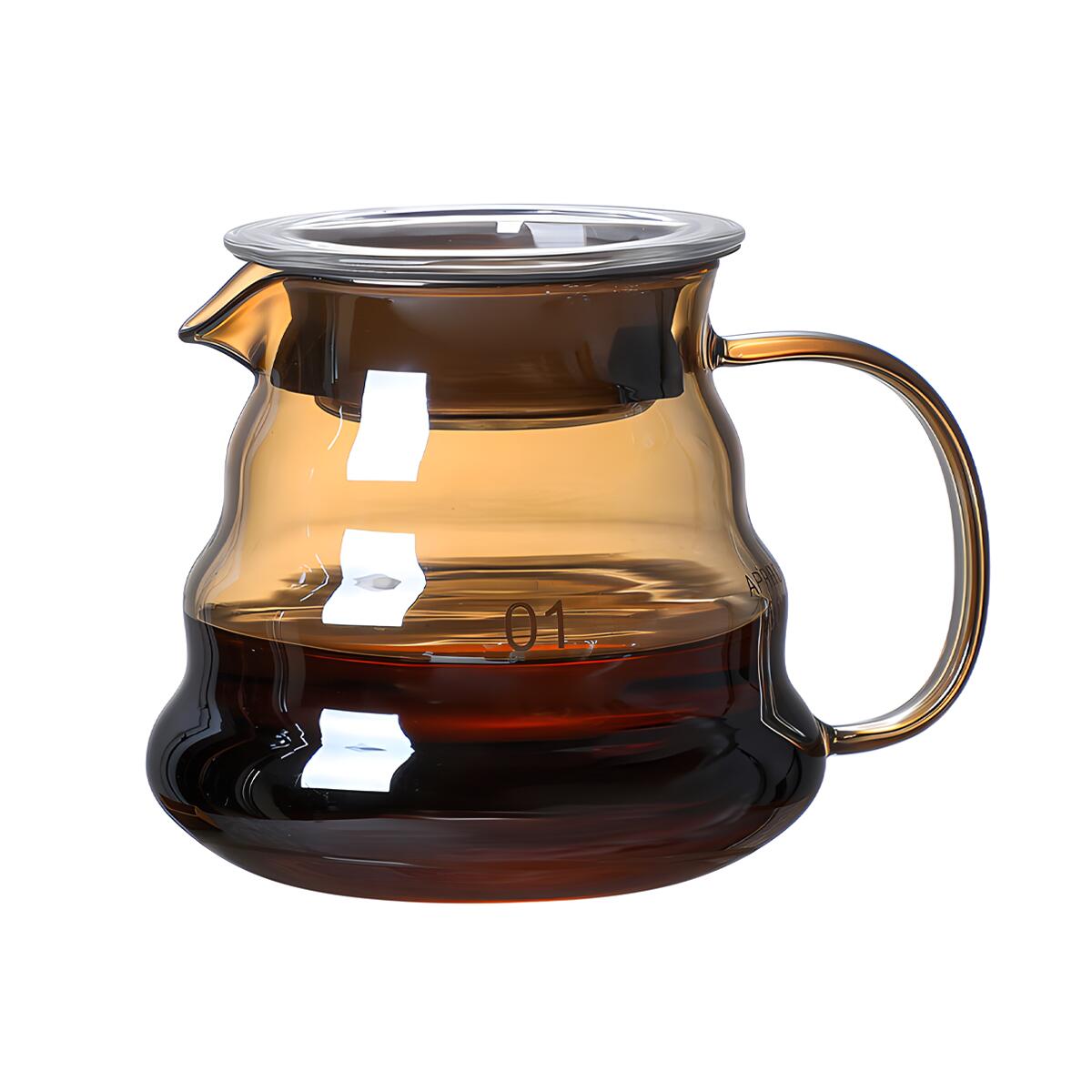 IwaiLoft コーヒーサーバー ガラスサーバー V60 ガラスドリッパー セット コーヒーポット コーヒードリッパー 耐熱ガラス 1~4cup 円錐型 ハンドドリッパー ドリッパーコーヒー コーヒー用品 珈琲 コーヒー器具 おしゃれ 北欧 プレゼント 珈琲ギフト