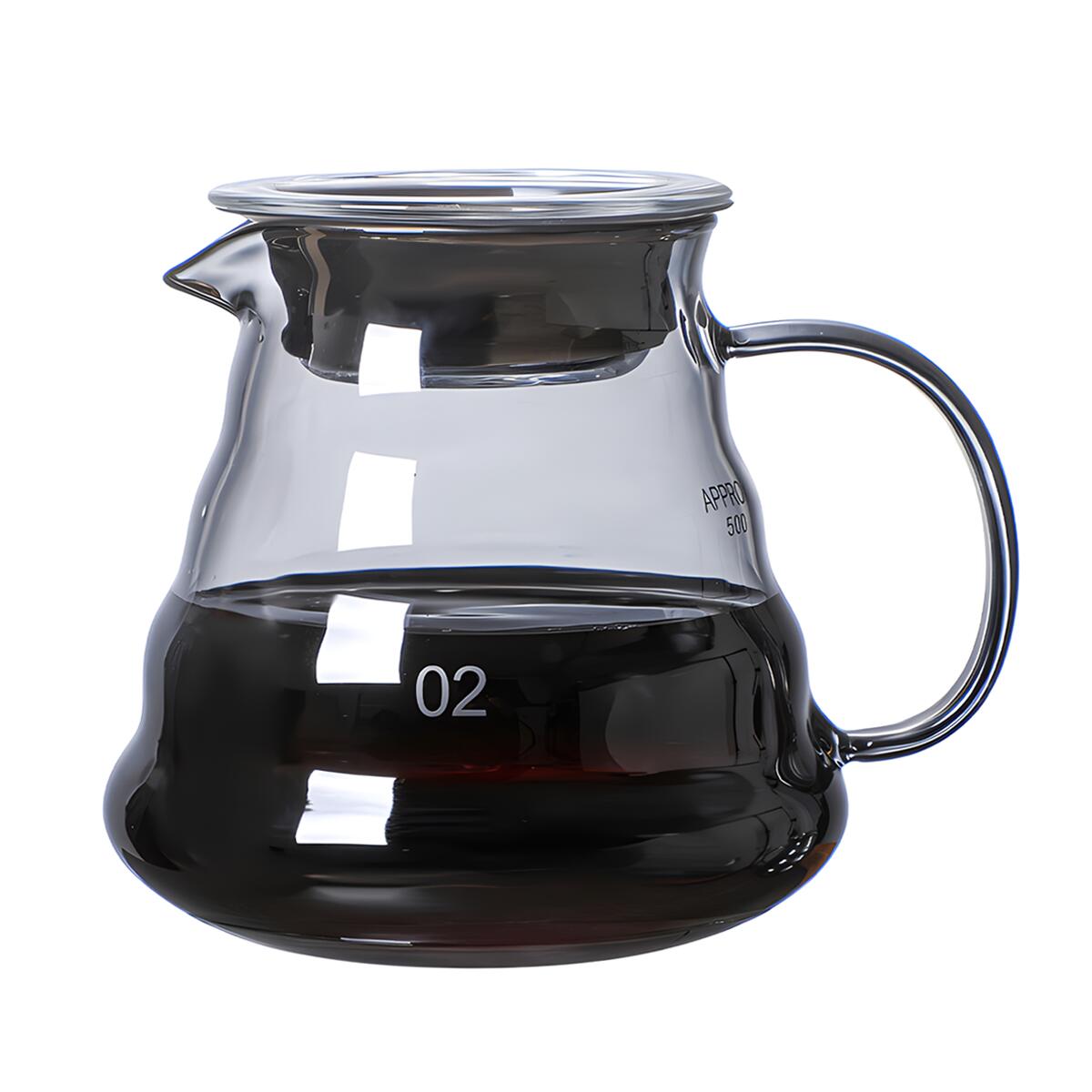 IwaiLoft コーヒーサーバー ガラスサーバー V60 ガラスドリッパー セット コーヒーポット コーヒードリッパー 耐熱ガラス 1~4cup 円錐型 ハンドドリッパー ドリッパーコーヒー コーヒー用品 珈琲 コーヒー器具 おしゃれ 北欧 プレゼント 珈琲ギフト