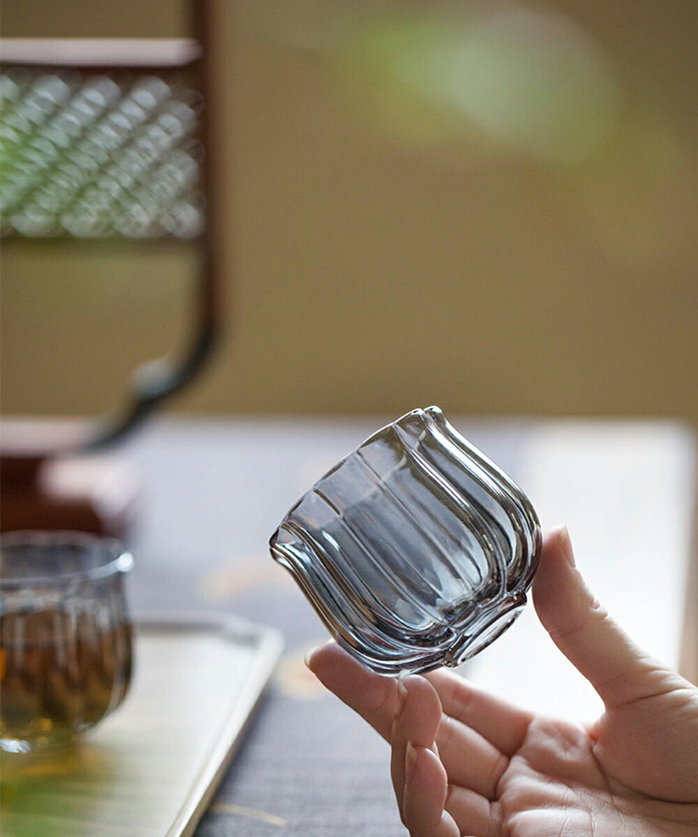 IwaiLoft 120ml 耐熱ガラス グラス ガラスコップ ガラスぐいのみ・おちょこ ローグラス 冷茶グラス ティーグラス 結露しにくい –  茶器・コーヒー用品を選ぶ - IwaiLoft