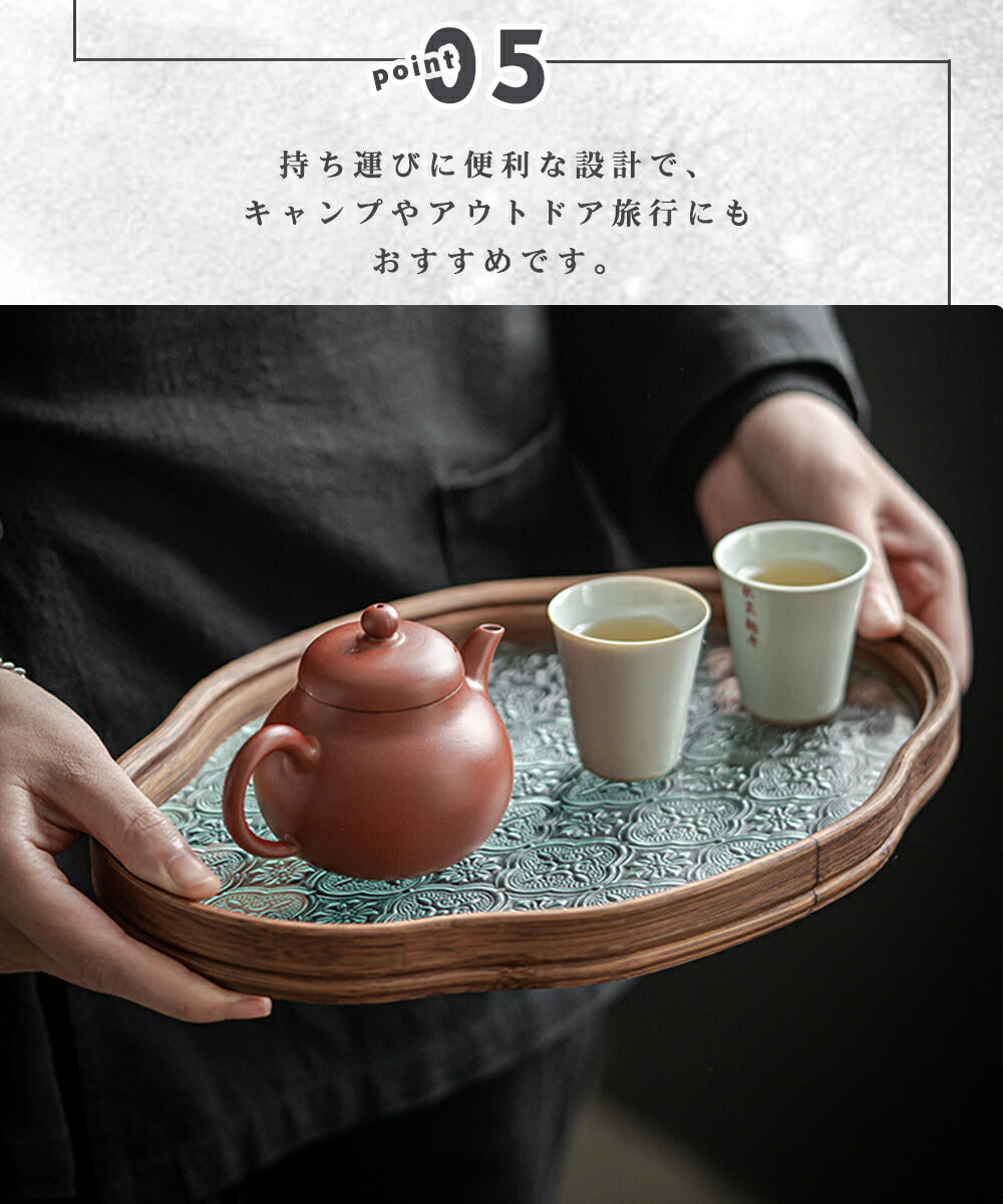 【茶櫃/菓子鉢/菓子入れ　おまとめ】木製　花　蓋付き　茶道