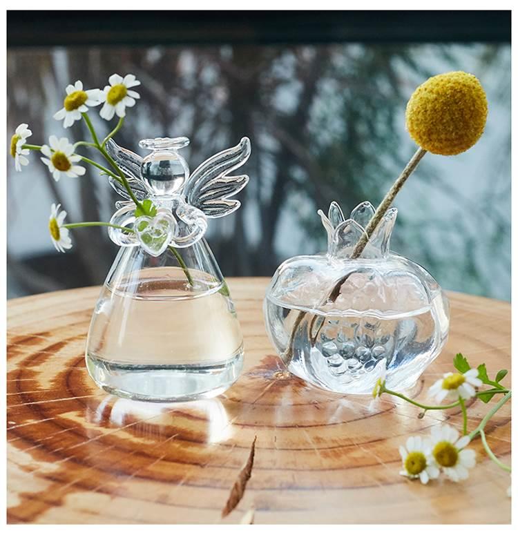 白 花瓶 ガラス 昭和レトロ レース フラワーベース パール - 花瓶