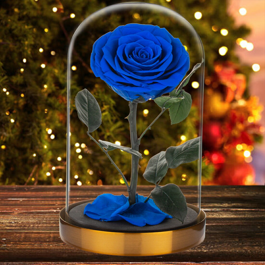 小さな薔薇のガラス細工 ガラスの薔薇 ガラスの花 - フラワー/ガーデン