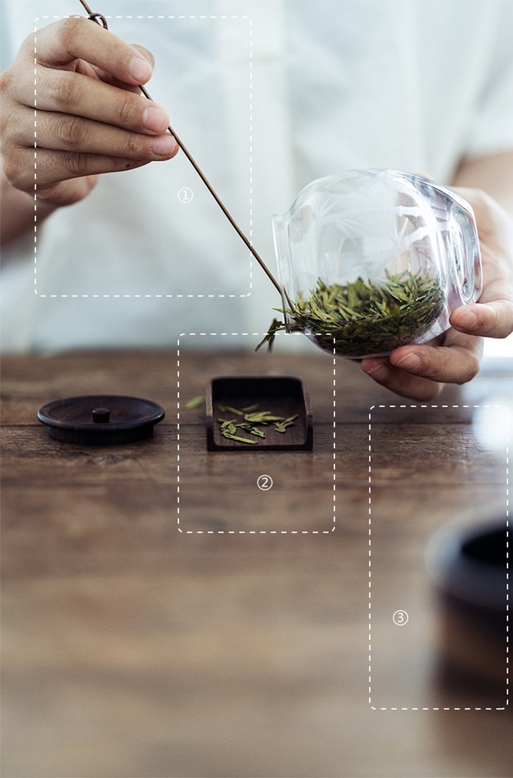 IwaiLoft 手作り ガラスキャニスター 耐熱ガラス 高級 茶筒 茶入 木製蓋 茶道具 茶室 彫刻 お菓子 茶葉 保存容器 防湿保存 G – 茶器・コーヒー用品を選ぶ  - IwaiLoft
