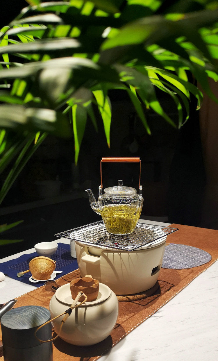 公式日本通販 漆器 やすらぎ茶びつセット グリーン乾漆 茶櫃 茶こぼし