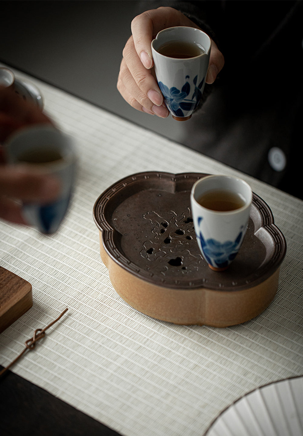 茶道具 正月 建水(銅製) - 食器